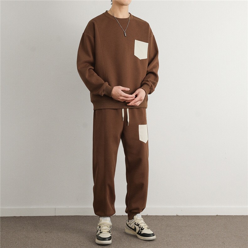 现货新款39501-P68大码控108春季大码休闲套装,男装休闲套装,星座209