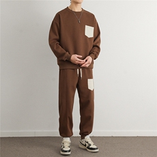 现货新款39501-P68大码控108春季大码休闲套装，男装休闲套装，星座209