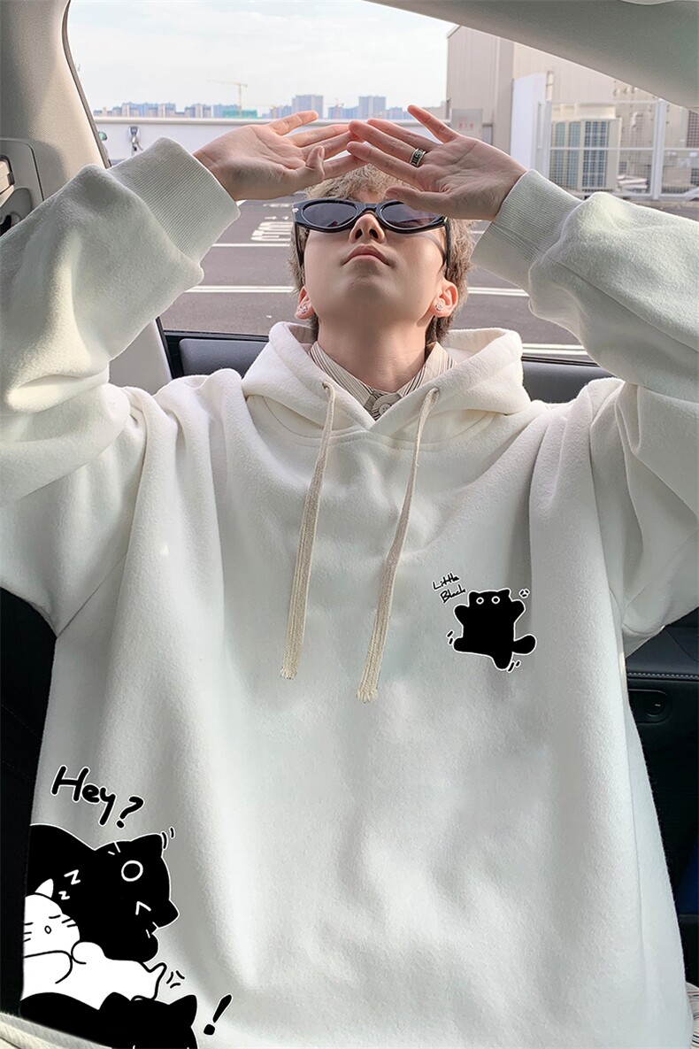 连帽卫衣男大码胖子帽衫大号运动服WY2462-P35,男装卫衣,电商A040