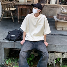特P40无差价新款夏季设计感百搭潮流短袖T恤-HT10178港风，男装T恤，电商A003