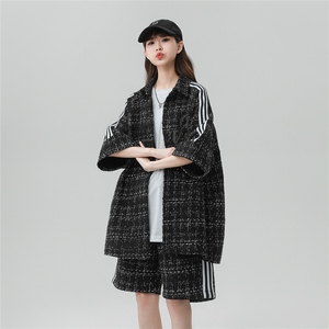 1小香风印花大码M-5XL DCS9018P45 DK8797P40套装DTZ9028P85图片