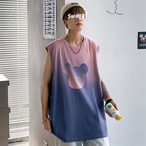 夏季港风宽松青少年休闲背心TC1105-P25图片
