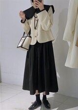 可脱卸娃娃领小香外套，其它，驿谷