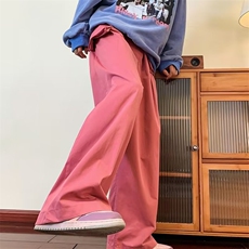 日系复古大口袋阔腿裤子2024春秋季新款宽松休闲裤K5854-P40，男装休闲裤，星座512-2