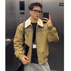 【有货】D8217-P123冬季美式复古羊羔绒工装棉服男潮牌百搭外套，男装夹克，星座603-2
