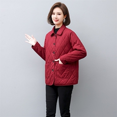 2025冬季时尚休闲夹棉加厚保暖舒适外套，女装棉衣/棉服，天丽
