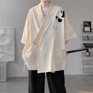 新款新中式刺绣道袍披风外套五分袖 DSA059-CS10028-特批40 控78图片