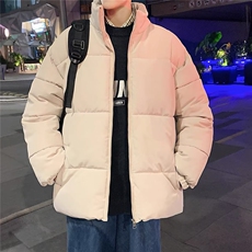 面包服男生秋冬季韩版潮流加厚棉服连帽潮牌宽松痞帅棉衣外套，男装棉衣，星座1013-1