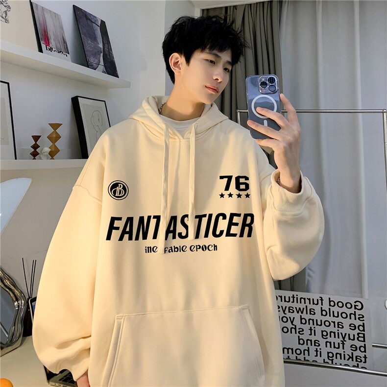 ！重磅大码M-4XL得物品质加厚连帽卫衣RH6240-特P35加绒P42,男装卫衣,星座610B-1