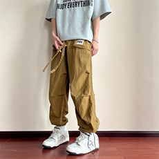 抖音品质-新款七色宽松休闲裤速干裤男女百搭212-2-PJ09-P45，男装休闲裤，星座808A-1