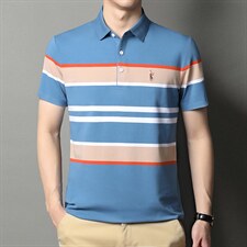 短袖t恤男2023夏季新款男士短袖T恤男潮流时尚翻领polo衫休闲体恤，男装T恤，电商B212（原钱塘6029）