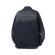 现货得物二开牛仔水洗美式高街设计感夹克外套男秋季JK1272-P80，男装夹克，星座1103-3