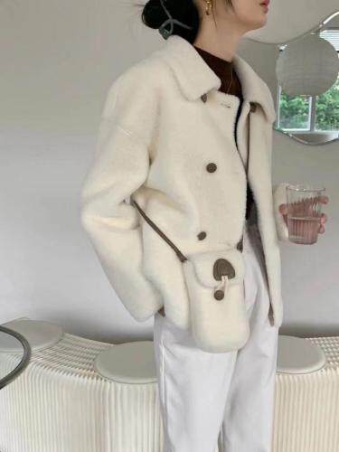 现货皮毛一体欧貂，女装，有声有色