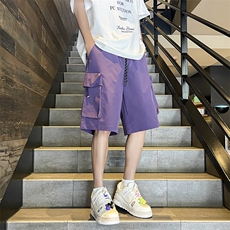 主推工装短裤情侣宽松户外防水速干五分裤K836特P35控55，男装牛仔裤，电商A309