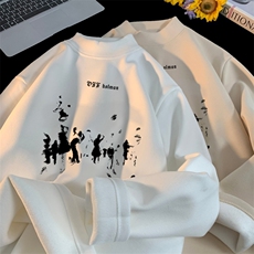 480克重磅德绒加绒半高领打底衫【有货】C403A-DRB2558JR-P35，男装T恤，电商C403A