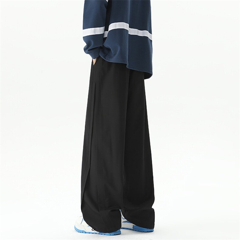 K5011/特P35新品休闲裤男士百搭宽松垂感工装直筒裤大码阔腿裤子,男装休闲裤,电商A141