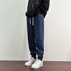 k301-p55-控78M-5XL牛仔黄泥在高阶宽松大码牛仔裤cityboy，男装牛仔裤，星座116