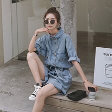 618主推！大量现货！2021夏季牛仔连体短裤151A-1019-P115-K168，女装牛仔裤，淑塔可可