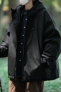 冬季宽松棉服男日系复古加厚棉袄外套潮牌ins连帽棉衣MH02-P88图片