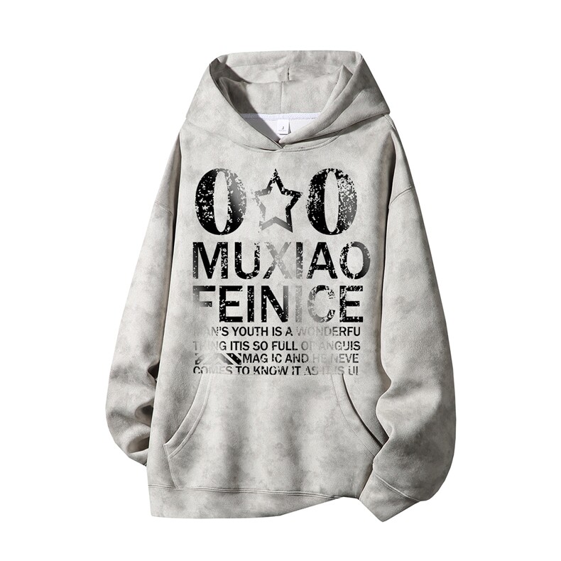 得物供货、重磅420克现货麂皮绒扎染卫衣HD019-1-WL25132ZR-P45,男装卫衣,电商019-1