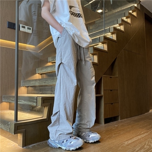 INS夏季舒适透气垂感男女宽松阔腿休闲裤B315-K24105-特P30控58图片
