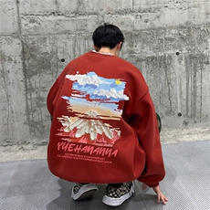 抖音供货、复合重磅360克现货圆领卫衣宽松D223A-YL2338-特P28，男装卫衣，电商019-1