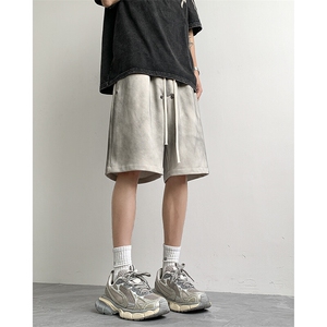 夏季新款重磅高街脏脏短裤大码 M~4XL XZ604-DK808-P50控78图片