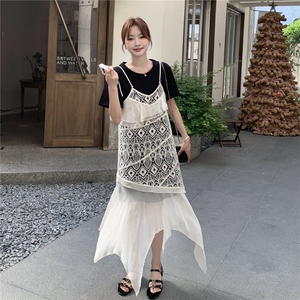 现货  蕾丝吊带连衣裙2C105-0522-P145-K218图片