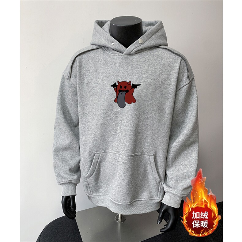 360克重磅图拉链华棉连帽卫衣【有货】C403A-WY25302LLJR-P85,男装卫衣,电商C403A
