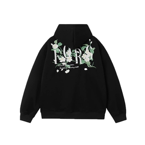 特72-XX19 现货 潮刺绣卫衣男女连帽情侣装春秋美式外套图片