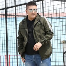 男大码薄款休闲运动夹克外套5032-1_JK356(M-4XLP60A4XL-9XLP70，男装夹克，星座1516-1