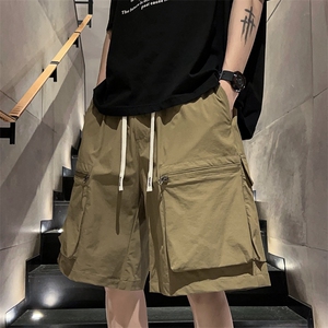 高品夏季工装短裤男纯色宽松大码运动五分裤DSA157B-D605-特P43图片