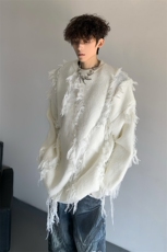 复古时尚慵懒韩版个性毛衣复古格调高级感情侣百搭上衣HY675TP55，男装针织衫/毛衣，电商A102B