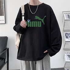 控48重磅230g纯棉长袖t恤男大码圆领卫衣打底衫TX3227-P28，男装T恤，电商A040