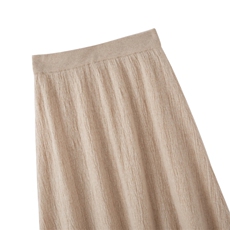 2025年秋季新款百搭女士长裙百褶裙，女装半身裙，窄众羊绒