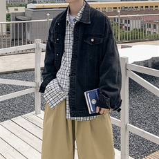 外套男春秋男士牛仔夹克男宽松韩版潮流棒球服外衣秋装WT5542-p55，男装夹克，星座1008-2