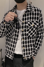 黑色2024秋季新品社会小伙男士夹克修身外套JK238-P118-控158，男装夹克，电商A108