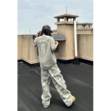 【网图】B221美式高品质多口袋休闲迷彩工装裤子LK24253-特P48，男装工装外套，电商B221