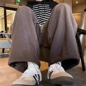 双面摇粒绒男新款青少年时尚休闲裤 Q86 P33图片