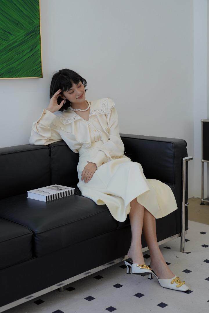 绝绝子～仙气质感醋酸衬衫，女装衬衫，GN