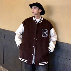 美式潮流棒球服机风外套男秋季夹克男潮牌运动男装X5589-P85限105图片