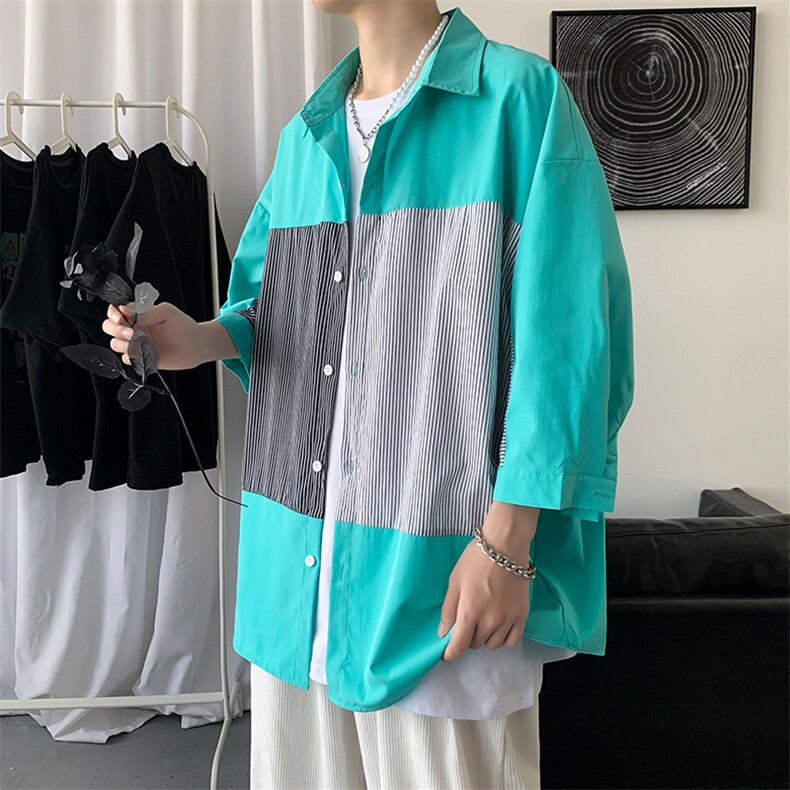 短袖t恤男士夏季2023新款潮流ins潮牌半袖体恤A161-2-CT505-P45,男装T恤,电商A161-2