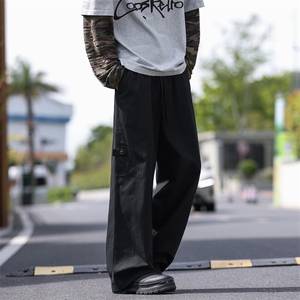 2025秋季新款现货纯棉水洗直筒裤工装休闲长裤DSA157B-K2530-P58图片