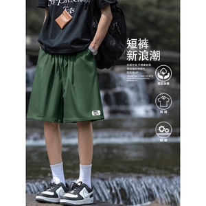 短裤男冰感透气休闲宽松五分裤男运动速干裤 DK505-特批-1739图片