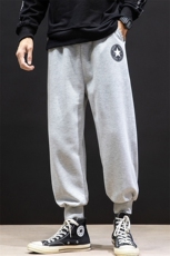 K12008-P40束脚纯棉运动裤男士休闲裤大码宽松卫裤男马切达，男装休闲裤，电商A040A