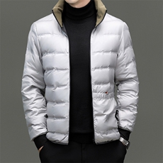 男装羽绒服YR8807新品主推90鹅绒！牛奶丝脱卸鹅绒内胆活帽，男装羽绒服，钱塘207-1