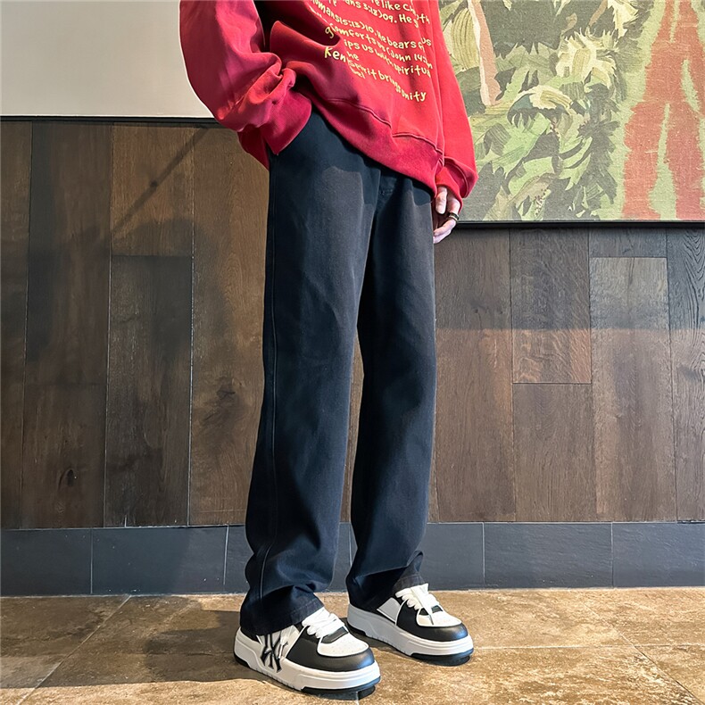K1220-p30-控59oversizecleanfit黄泥牛仔裤直筒裤老爹裤长裤,男装牛仔裤,星座103A-1
