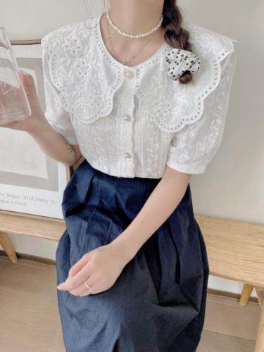 韩系绣花小衫，其它，艾米缇