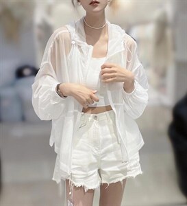 休闲百搭防晒衣图片