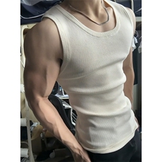 高质量纯色弹力背心250克，男装背心/马甲，四季星座505